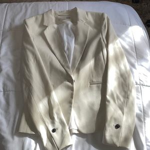 H&M Blazer, cream colored, size 4